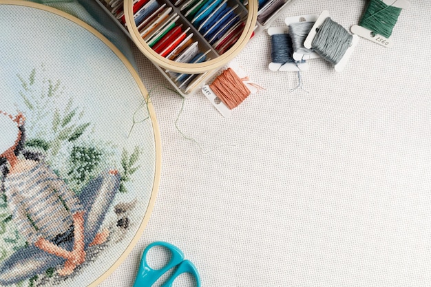 Contact desk with threads